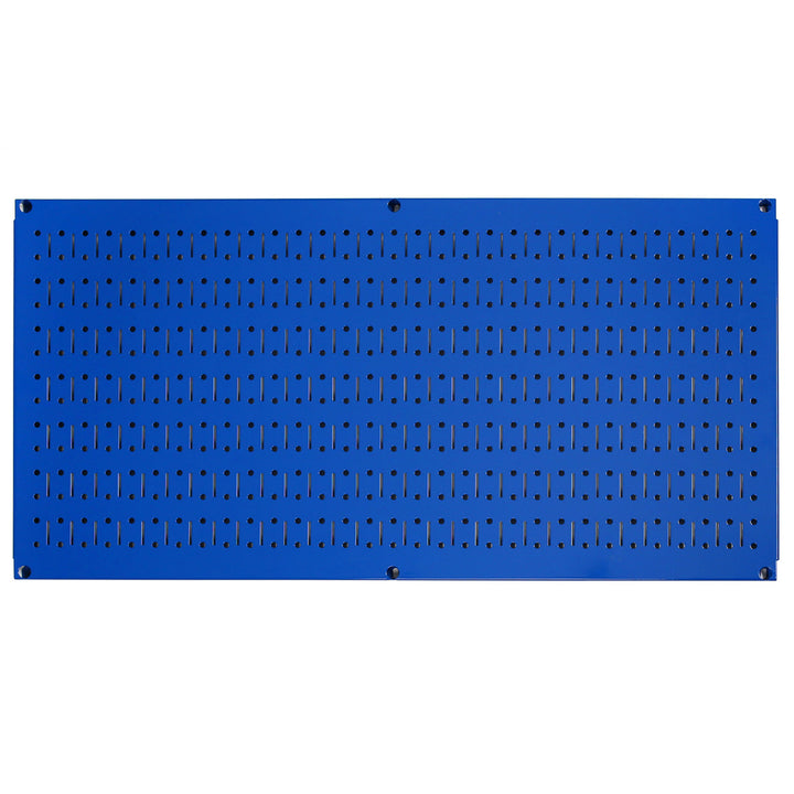 Wall Control 32" x 16" Horizontal Pegboard Garage Tool Organizer, Blue (3 Pack)