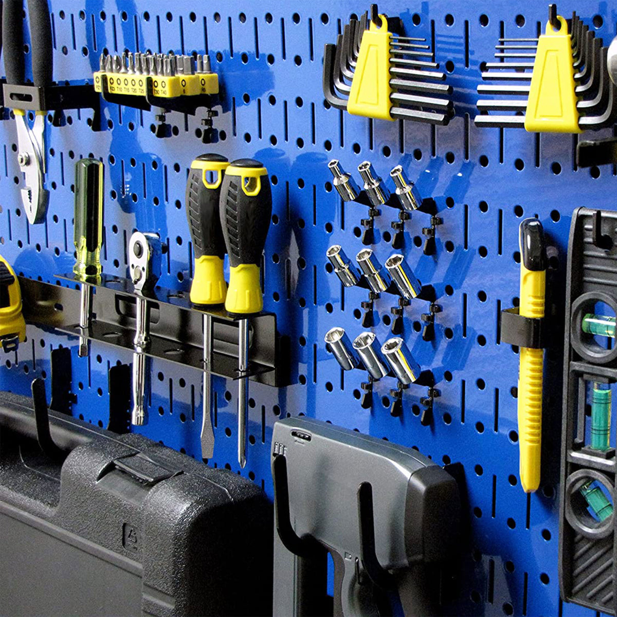 Wall Control 32" x 16" Pegboard Garage Tool Organizer, Blue (3 Pack) (Used)