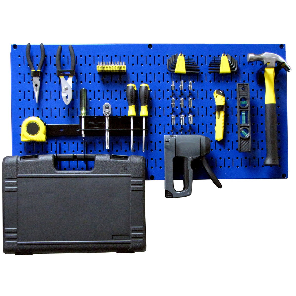 Wall Control 32" x 16" Pegboard Garage Tool Organizer, Blue (3 Pack) (Used)