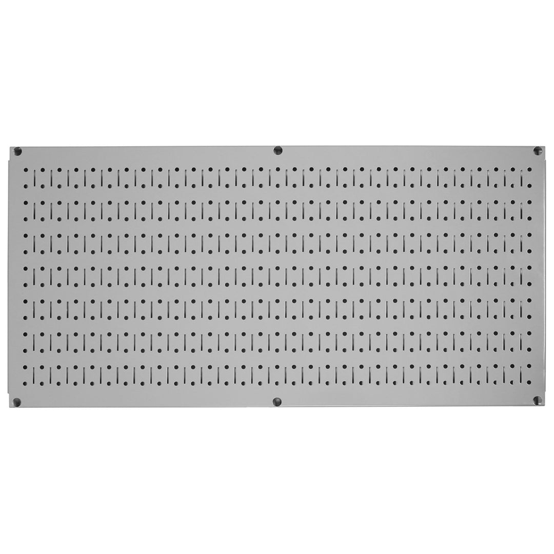 Wall Control 32" x 16" Horizontal Pegboard Garage Tool Organizer, Gray (3 Pack)