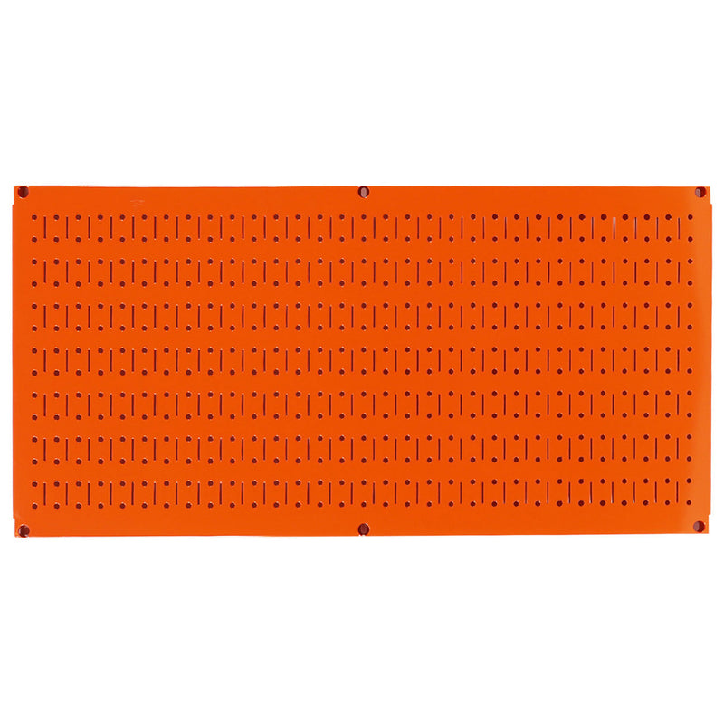 Wall Control 32" x 16" Horizontal Pegboard Organizer, Orange (3 Pk) (Open Box)