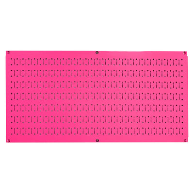 Wall Control 32" x 16" Horizontal Pegboard Garage Tool Organizer, Pink (3 Pack) - VMInnovations