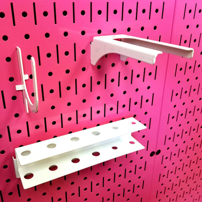 Wall Control 32" x 16" Horizontal Pegboard Garage Tool Organizer, Pink (3 Pack)