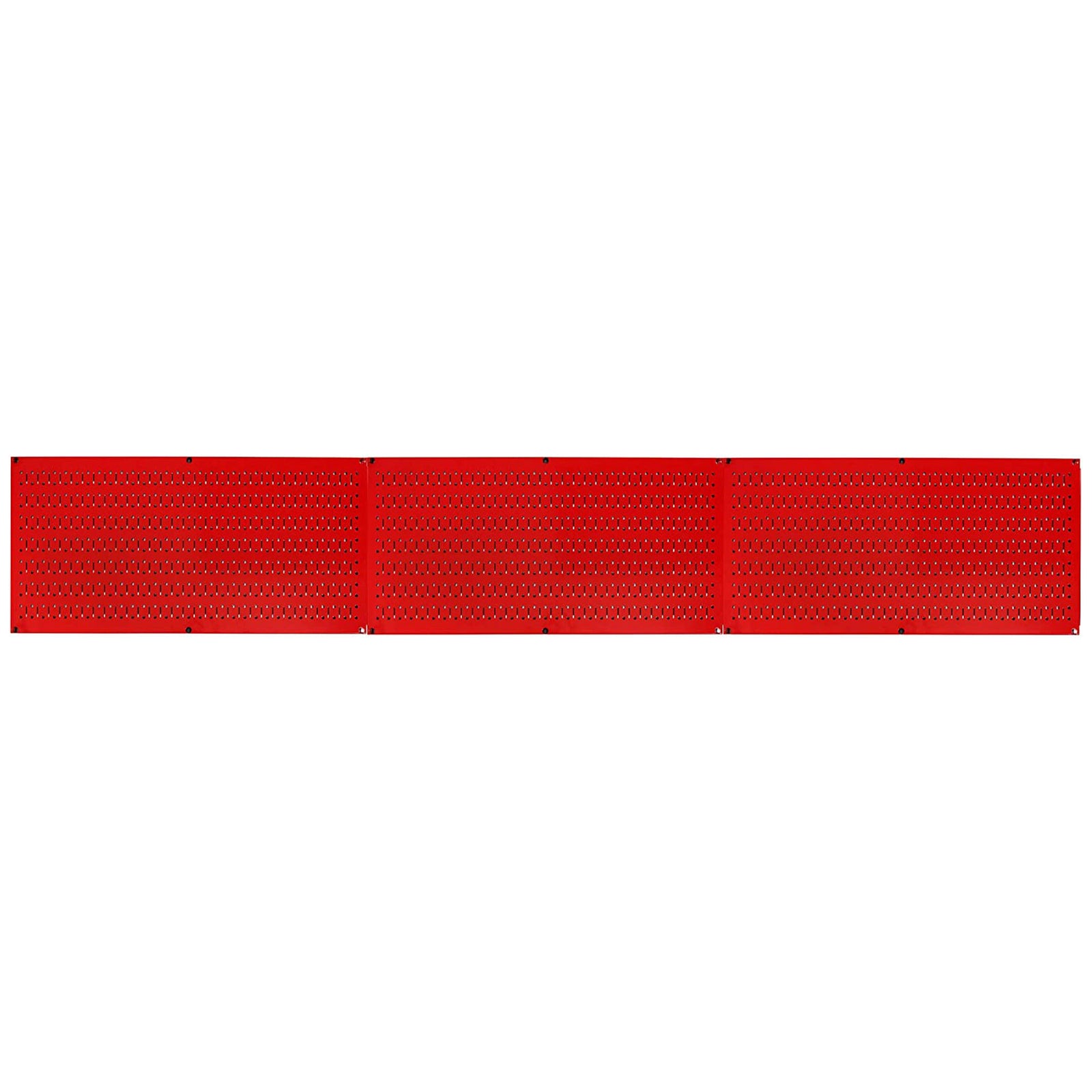 Wall Control 32" x 16" Horizontal Pegboard Garage Tool Organizer, Red (3 Pack) - VMInnovations