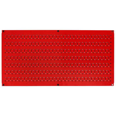 Wall Control 32x16" Horizontal Pegboard Tool Organizer, Red (3 Pack) (Open Box)