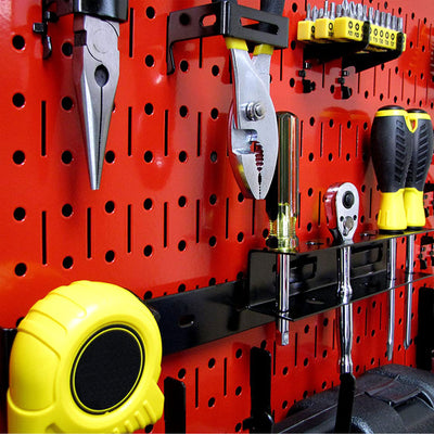 Wall Control 32x16" Horizontal Pegboard Tool Organizer, Red (3 Pack) (Open Box) - VMInnovations