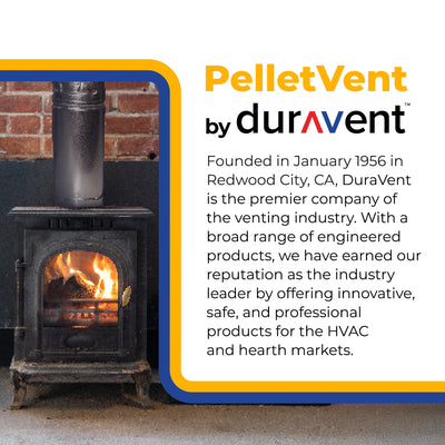 DuraVent PelletVent 36" L x 3" Diameter Double Wall Steel Stove Pipe (Used) - VMInnovations