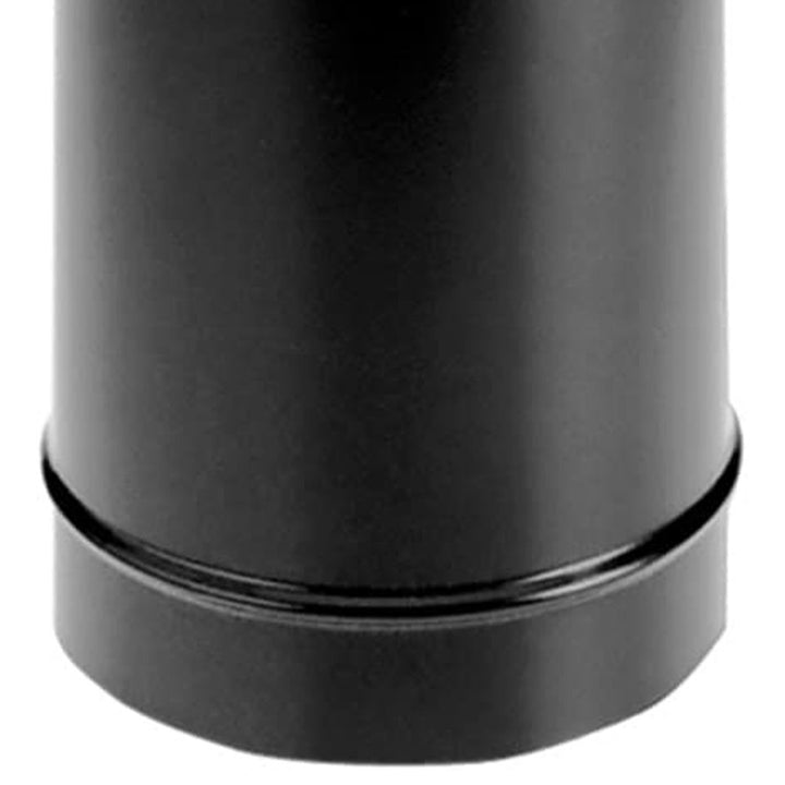 DuraVent DuraBlack 6DBK-12 6 Inch Steel Single Wall Interior Stove Pipe, Black