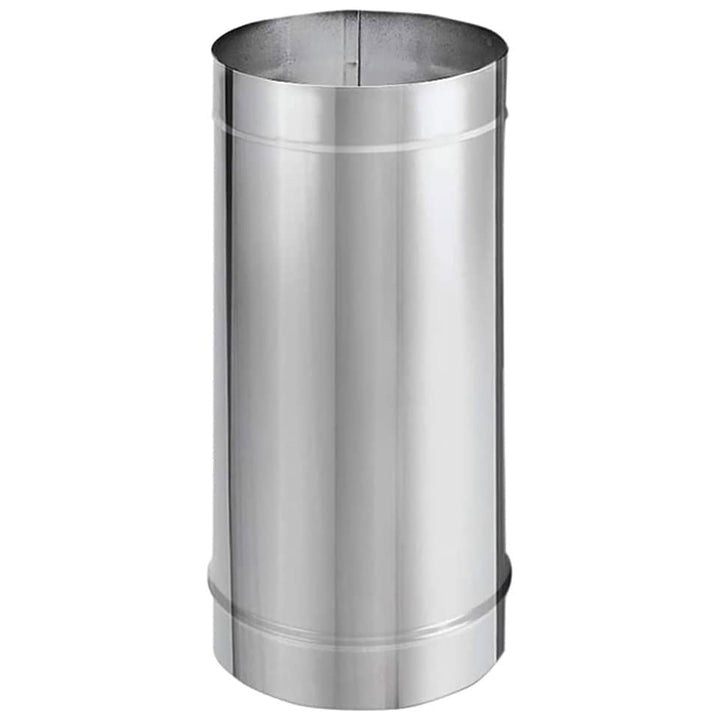 DuraBlack Single Wall Stainless Steel Stove Pipe, 24" L x 8" Diameter (Open Box)