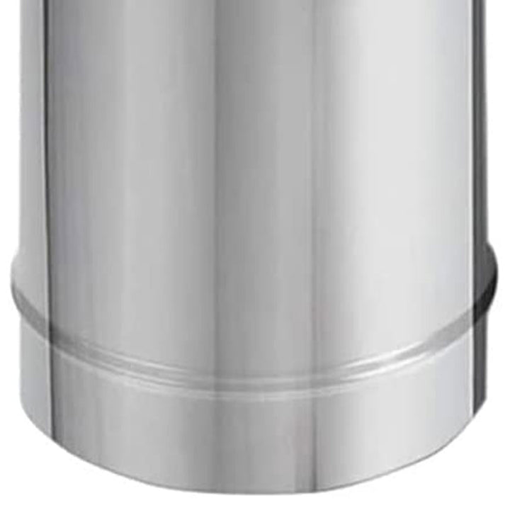 DuraBlack Single Wall Stainless Steel Stove Pipe, 24" L x 8" Diameter (Open Box)
