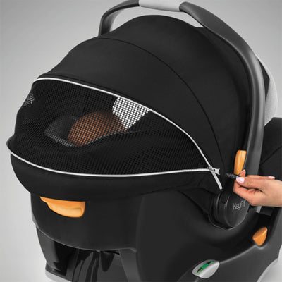 Chicco KeyFit 30 Zip Supportive Infant Rear Facing Car Seat with Base, Black - VMInnovations