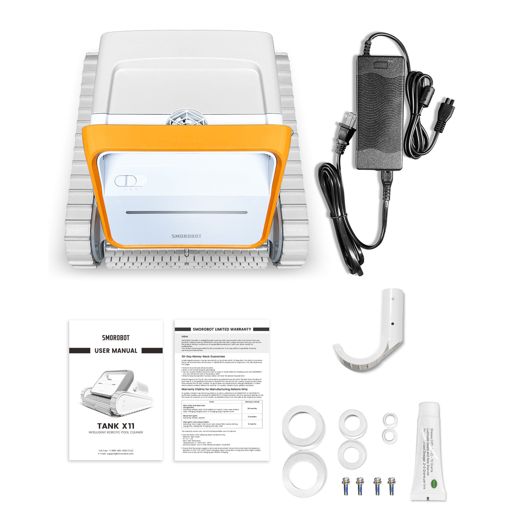 SMOROBOT (2023) Tank X11 Cordless Rechargeable Robotic Pool Cleaner (Open Box) - VMInnovations