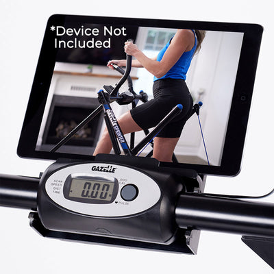Gazelle Sprinter Low Impact Exercise Machine with Grip Pulse Fitness Tracker