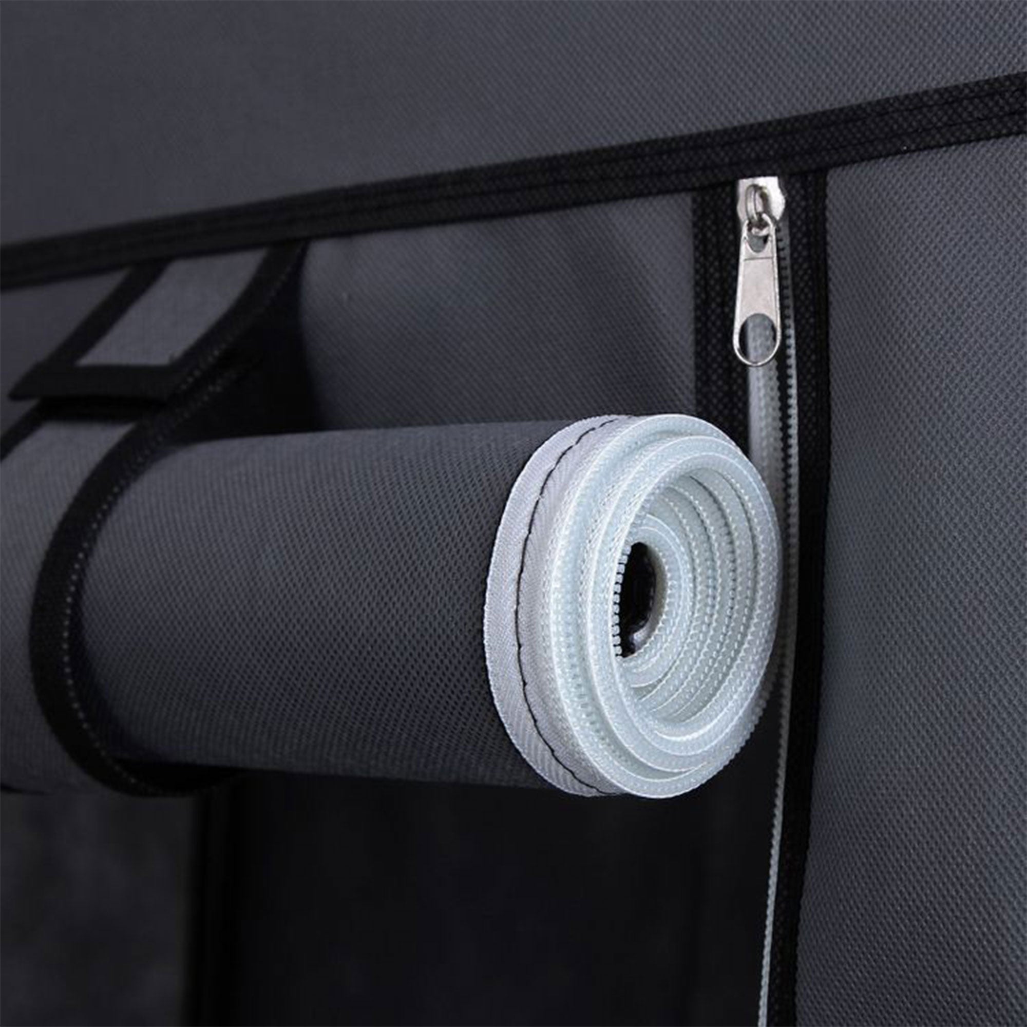 SONGMICS Portable Closet Wardrobe Organizer with Hanging Rod and Shelves (Used) - VMInnovations
