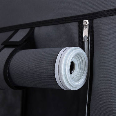 SONGMICS Portable Closet Wardrobe Organizer with Hanging Rod and Shelves (Used) - VMInnovations