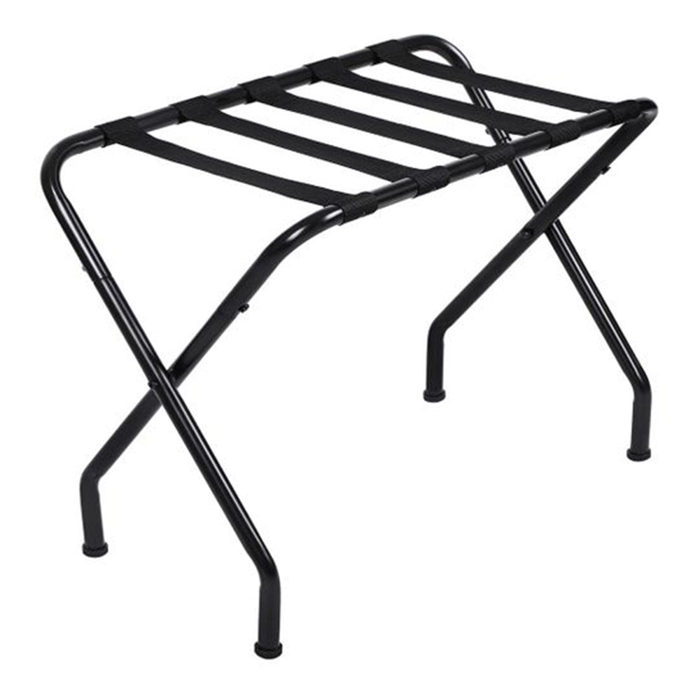SONGMICS 27" Heavy Duty Foldable Steel Frame Luggage Rack,Black (Open Box) - VMInnovations
