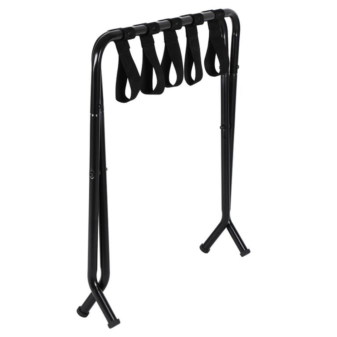 SONGMICS 27" Heavy Duty Foldable Steel Frame Luggage Rack,Black (Open Box) - VMInnovations