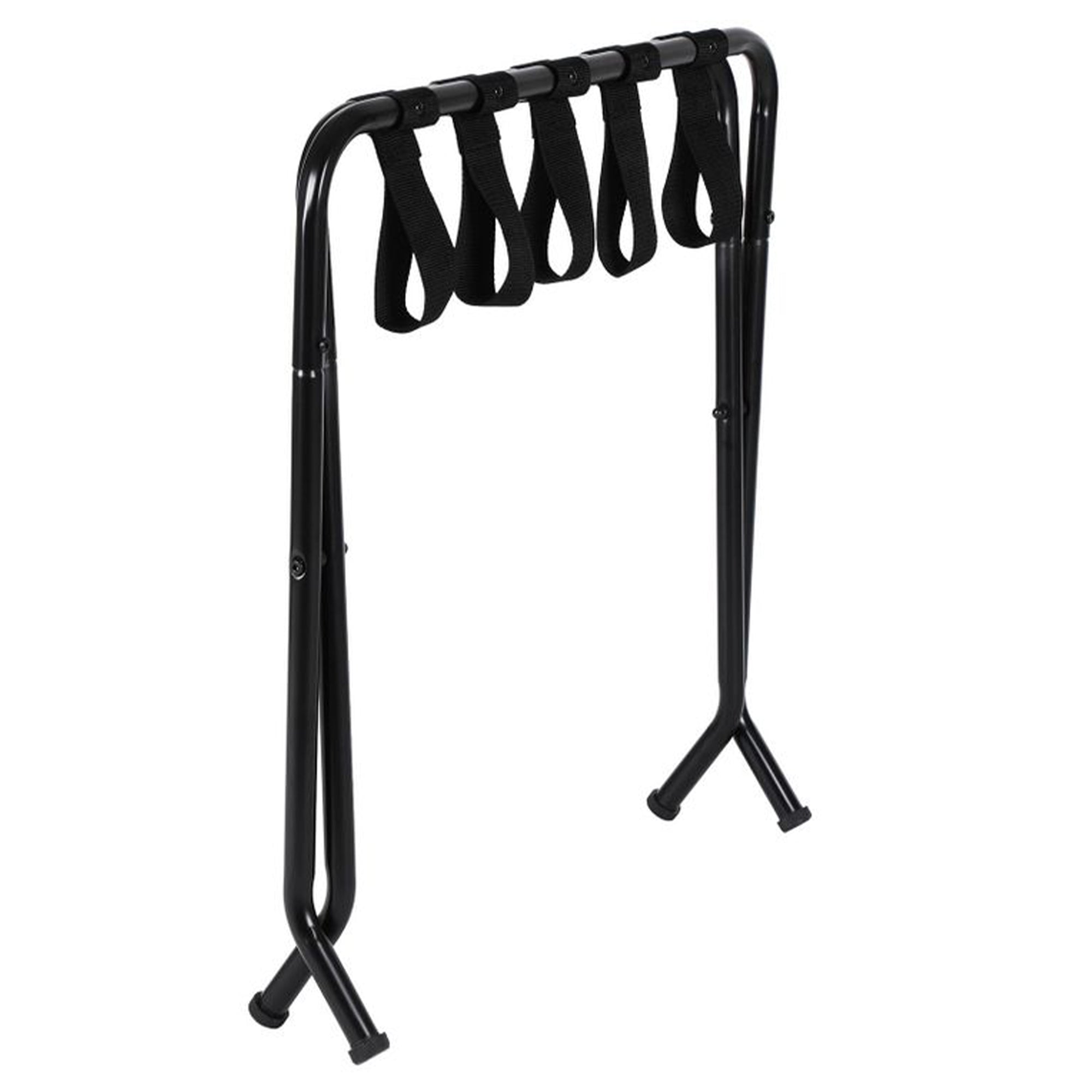 SONGMICS 27" Heavy Duty Foldable Steel Frame Luggage Rack,Black (Open Box) - VMInnovations