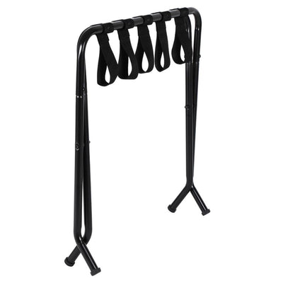 SONGMICS 27" Heavy Duty Foldable Steel Frame Luggage Rack,Black (Open Box) - VMInnovations