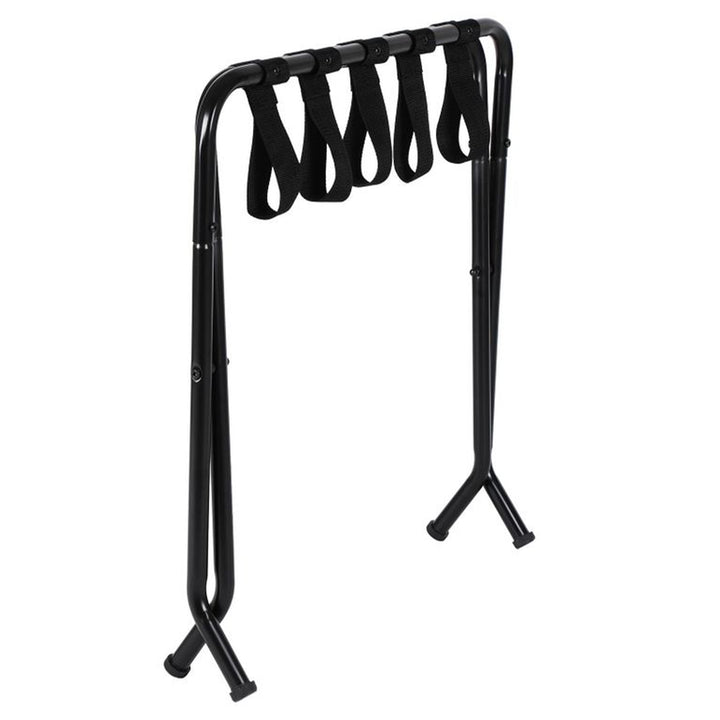 SONGMICS 27" Heavy Duty Foldable Steel Frame Luggage Rack,Black (Open Box) - VMInnovations