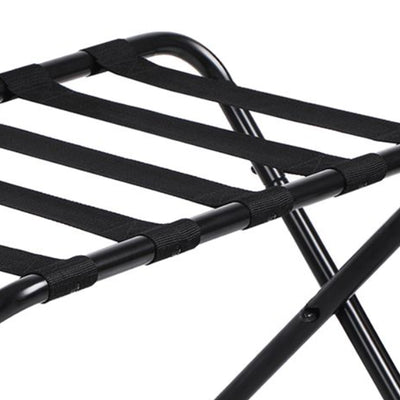 SONGMICS 27" Heavy Duty Foldable Steel Frame Luggage Rack,Black (Open Box) - VMInnovations