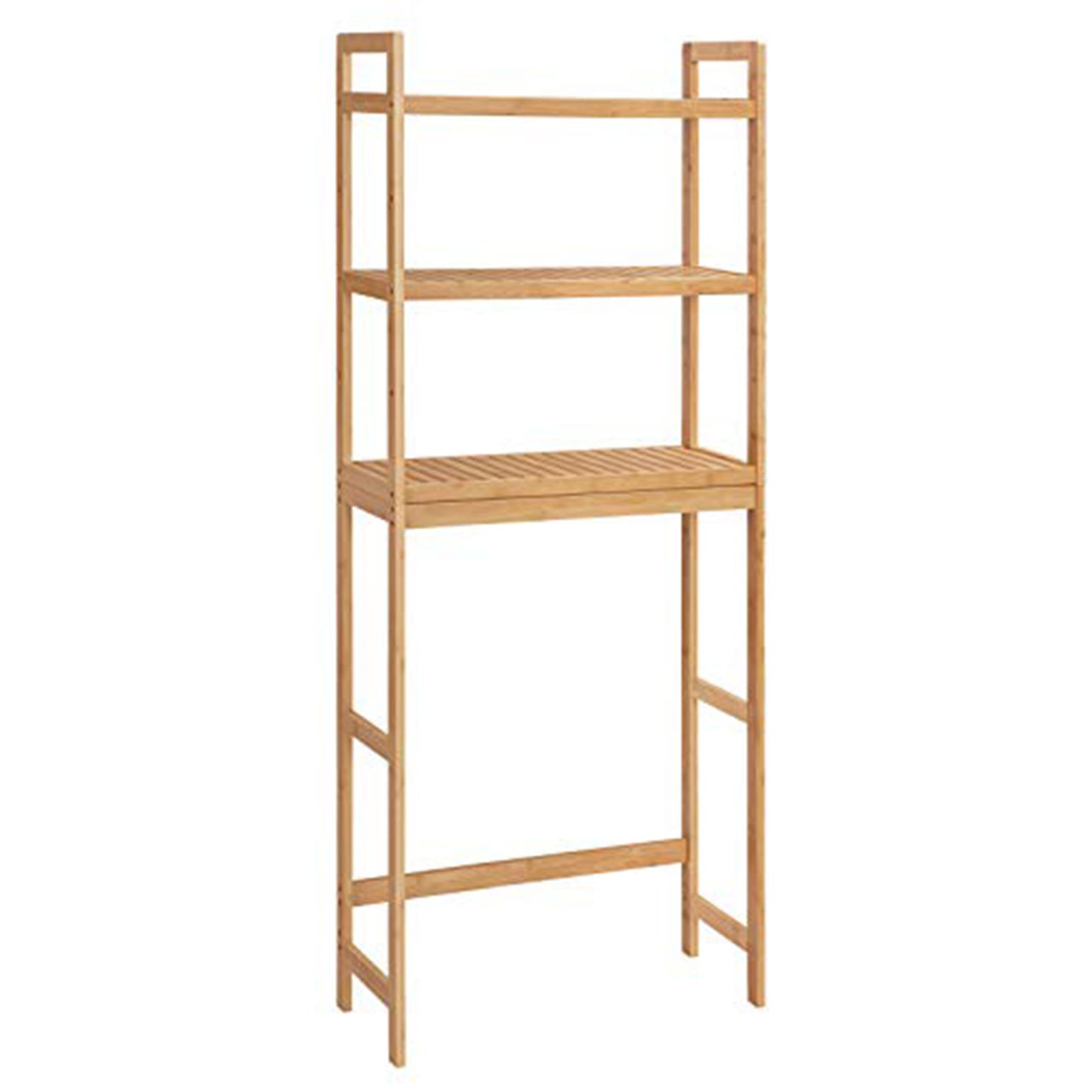 SONGMICS Bamboo 3-Tier Over the Toilet Bathroom Storage Organizer Rack (Used) - VMInnovations
