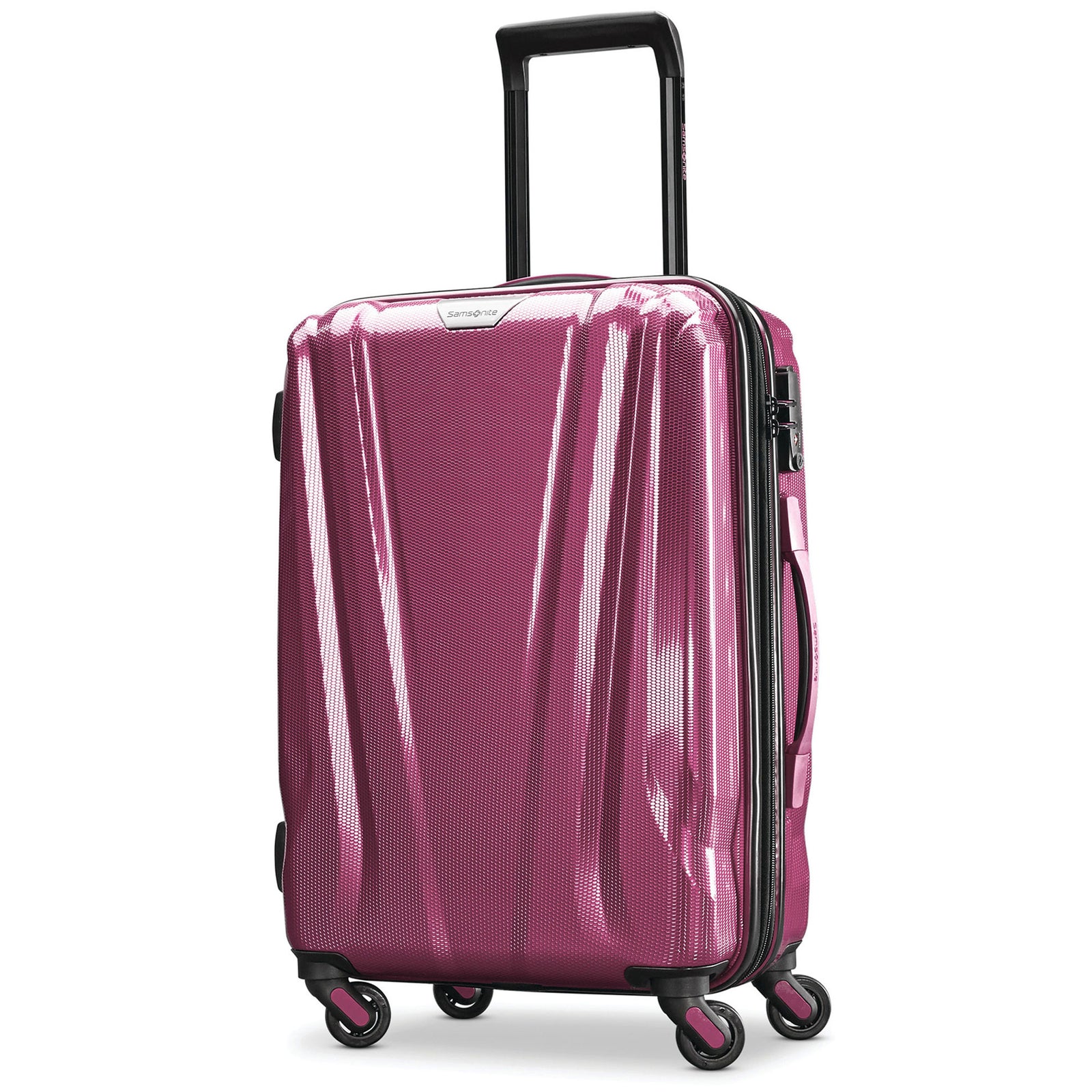 SWERV DLX 21" Hardside Lightweight Spinner Luggage, Solar Rose (Open Box) - VMInnovations