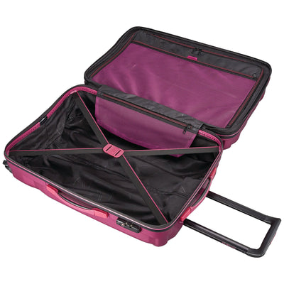 SWERV DLX 21" Hardside Lightweight Spinner Luggage, Solar Rose (Open Box) - VMInnovations