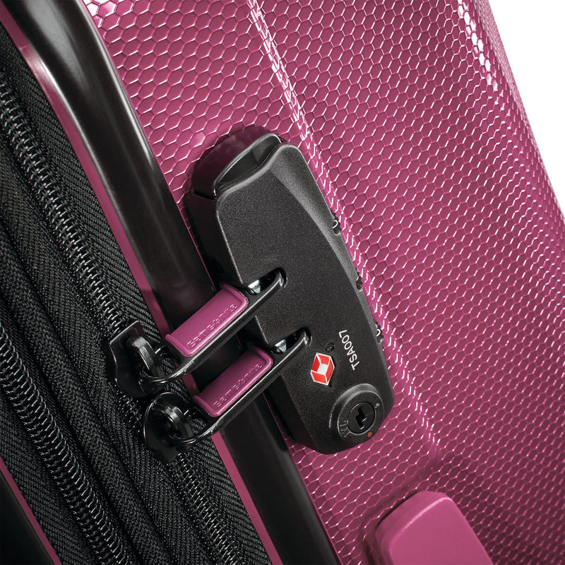 SWERV DLX 21" Hardside Lightweight Spinner Luggage, Solar Rose (Open Box)