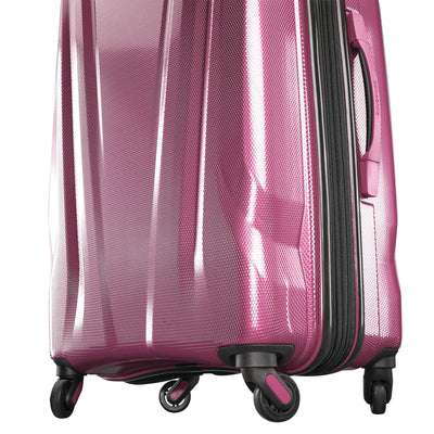 SWERV DLX 21" Hardside Lightweight Spinner Luggage, Solar Rose (Open Box) - VMInnovations