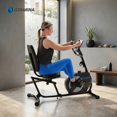 Stamina Products 1346 Stationary Magnetic Resistance Exercise Bike (Open Box)