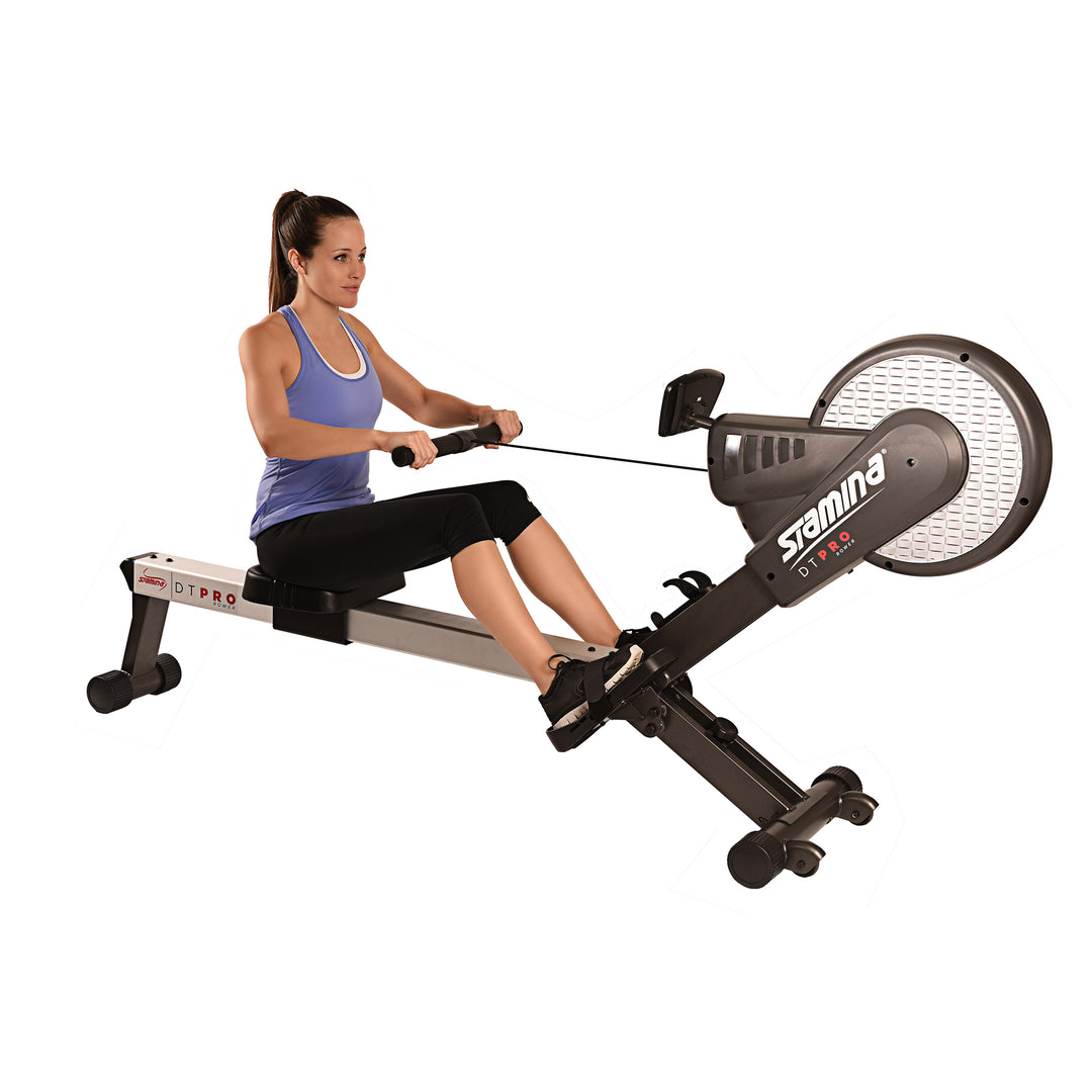 Stamina Products DT Pro Power Air & Magnetic Resistance Rowing Machine(Open Box) - VMInnovations
