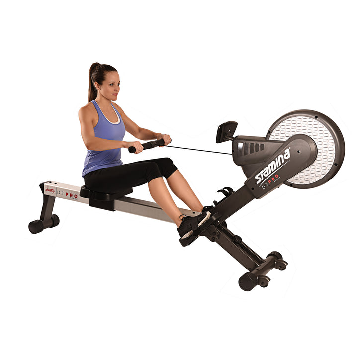 Stamina Products DT Pro Power Air & Magnetic Resistance Rowing Machine(Open Box) - VMInnovations