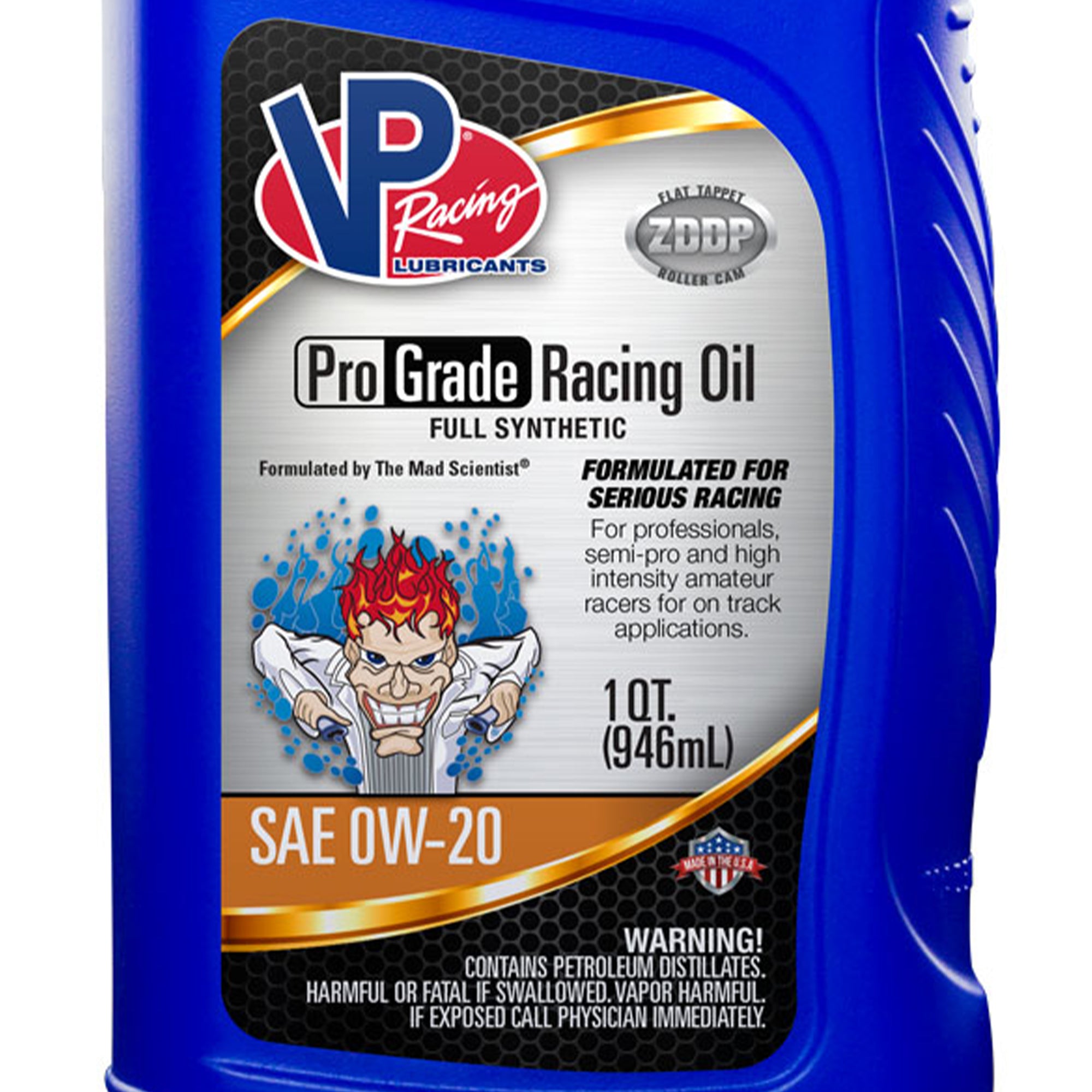VP Racing Fuels 1 Quart Full Synthetic SAE 0W-20 Pro Grade Racing Oil (2 Pack)