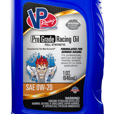 VP Racing Fuels 1 Quart Full Synthetic SAE 0W-20 Pro Grade Racing Oil (2 Pack)
