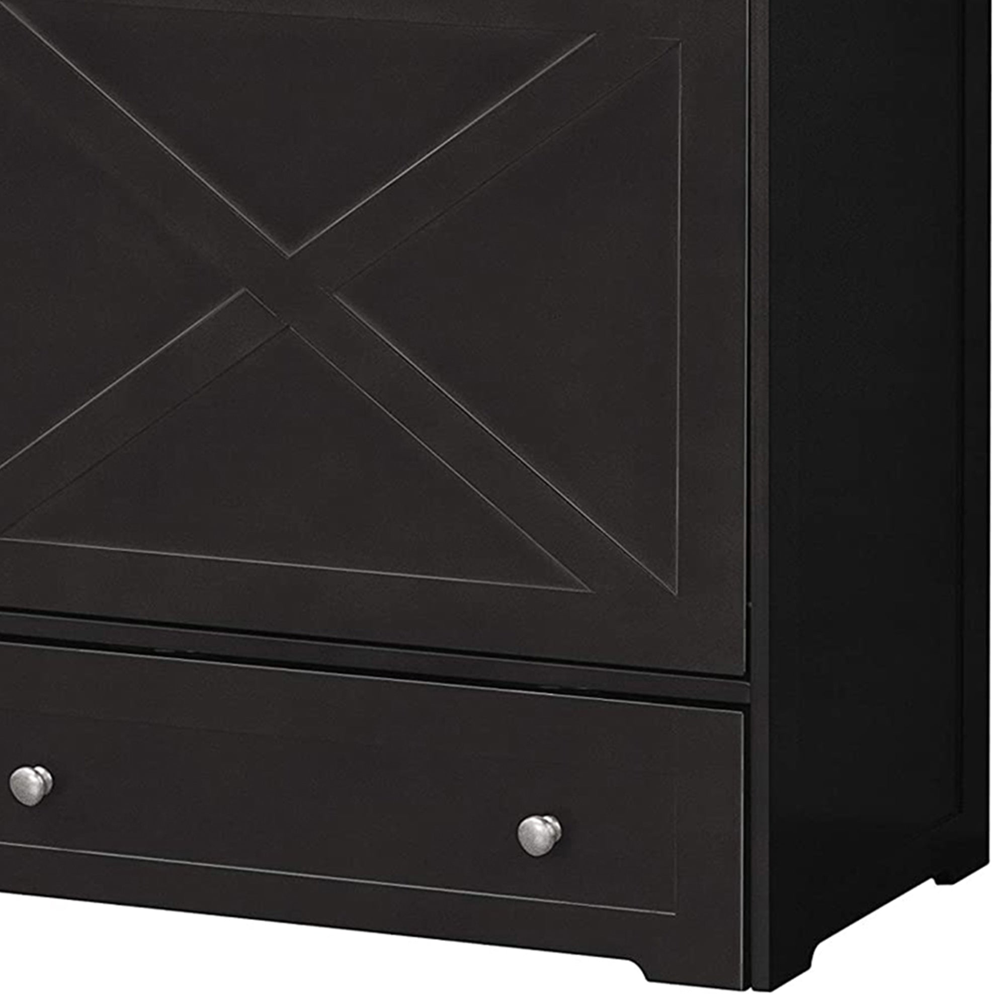 Merry PTH1031722510 Pet Cat Washroom Bench with Removable Partition Wall, Gray + Zoovilla Pet Feeder Large Storage Bin with Hidden Elevated Dog Bowl Stand, Black