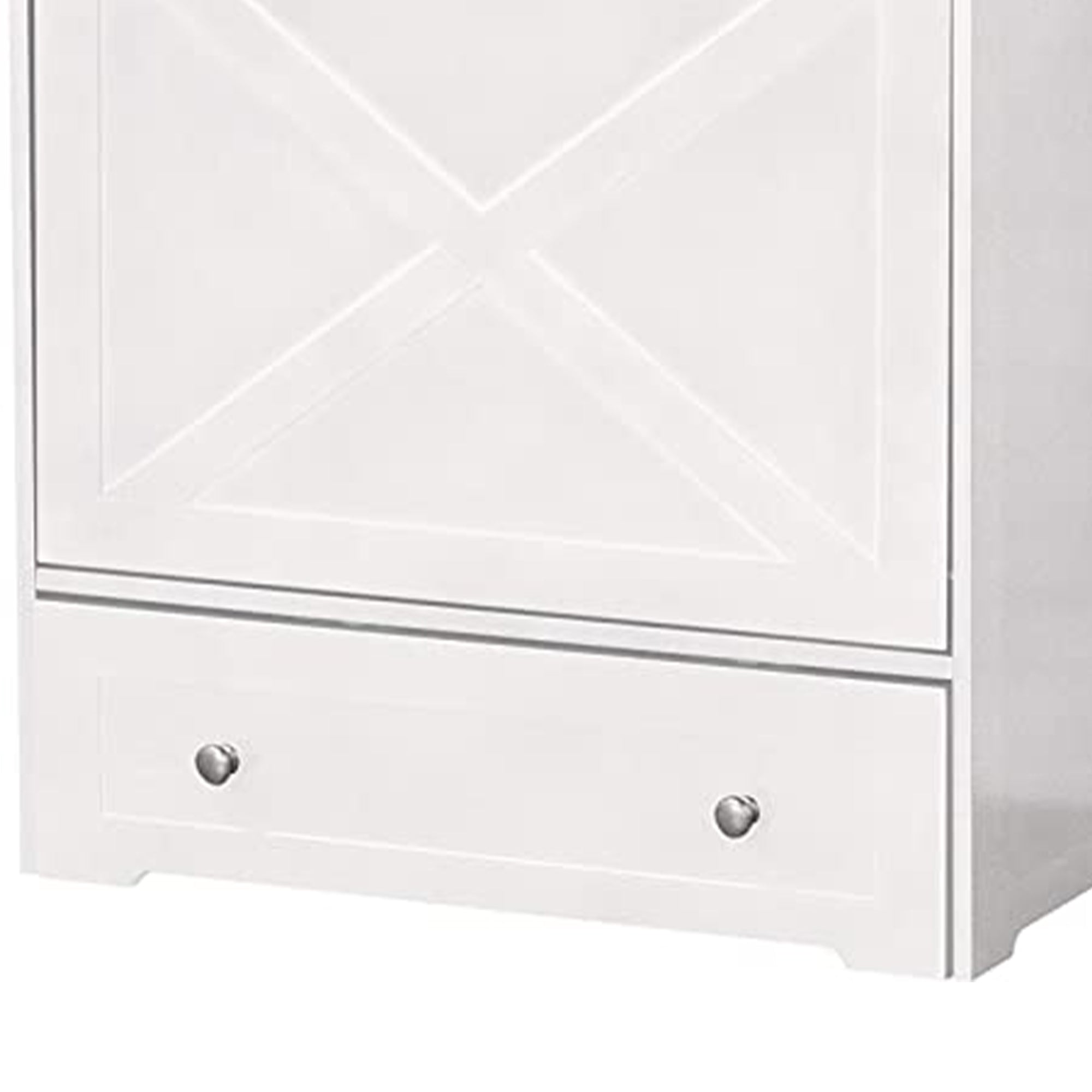 Zoovilla Pet Feeder Large Storage Bin with Hidden Elevated Dog Bowl Stand, White + zoovilla Kitty Litter Loo Indoor Hidden Litter Box Enclosure Furniture, Gray
