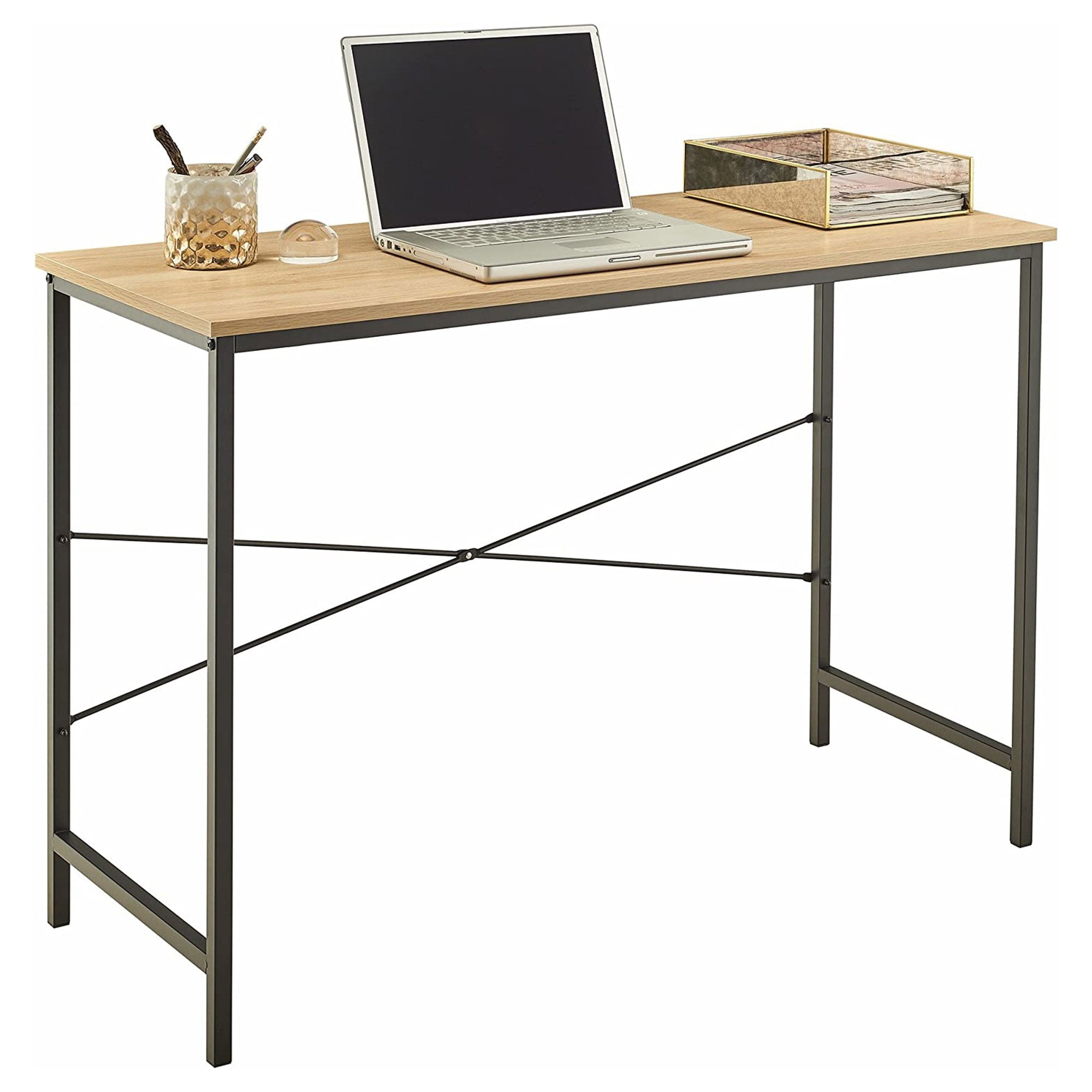 ClosetMaid Console Table/Desk, Home Decor Accent Entryway Furniture, Natural - VMInnovations