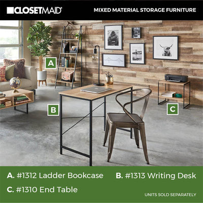 ClosetMaid Console Table/Desk, Home Decor Accent Entryway Furniture, Natural - VMInnovations