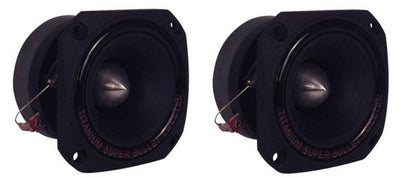 Pyramid TW44 1" 600W Heavy Duty Titanium Dome Bullet Car Super Tweeters - VMInnovations