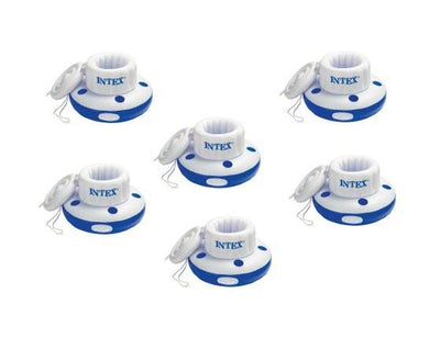 6) INTEX Mega Chill Inflatable Floating Beverage Cooler