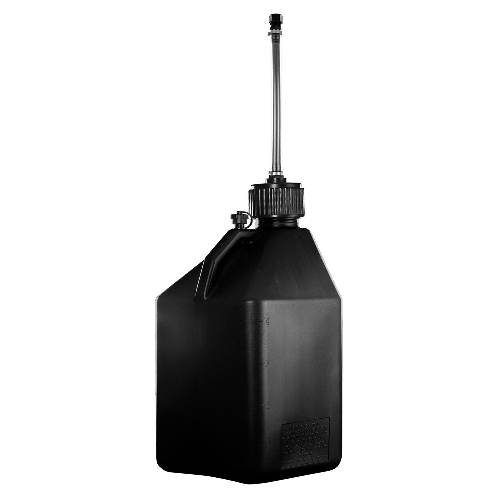 Plastic Product Formers 5.5 Gallon Industrial Ag Jug w/Hose & Cap, Black, 3 Pack - VMInnovations