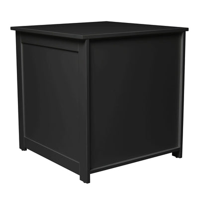 Merry Products Wooden 6 Foot Dog Gate-N-Crate for Small to Medium Pets, Walnut + zoovilla Kitty Litter Loo Indoor Hidden Litter Box Furniture Enclosure, Black
