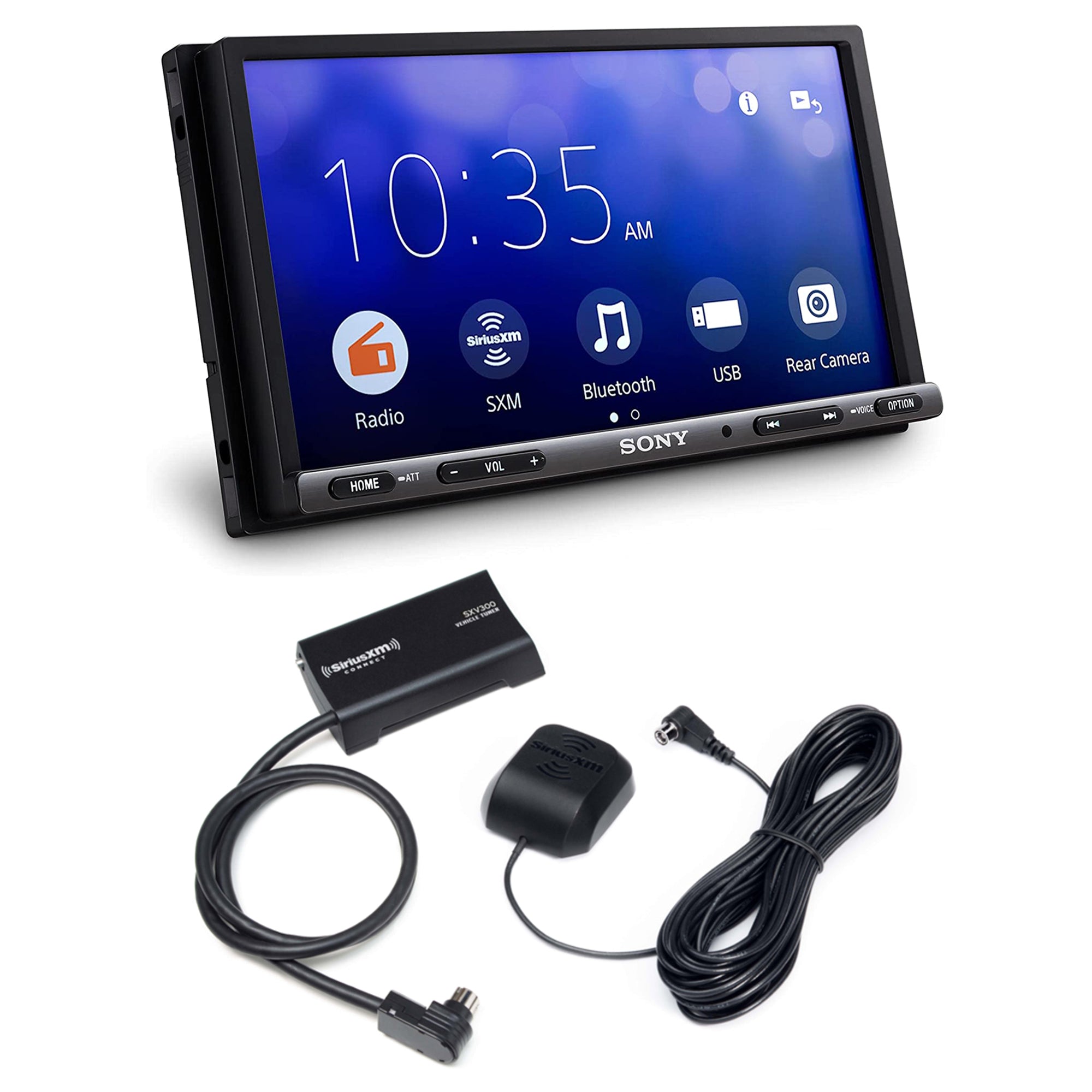 Sony XAVAX3200 CarPlay & Android Auto Media Receiver w/SiriusXM SXV300V1 Tuner - VMInnovations