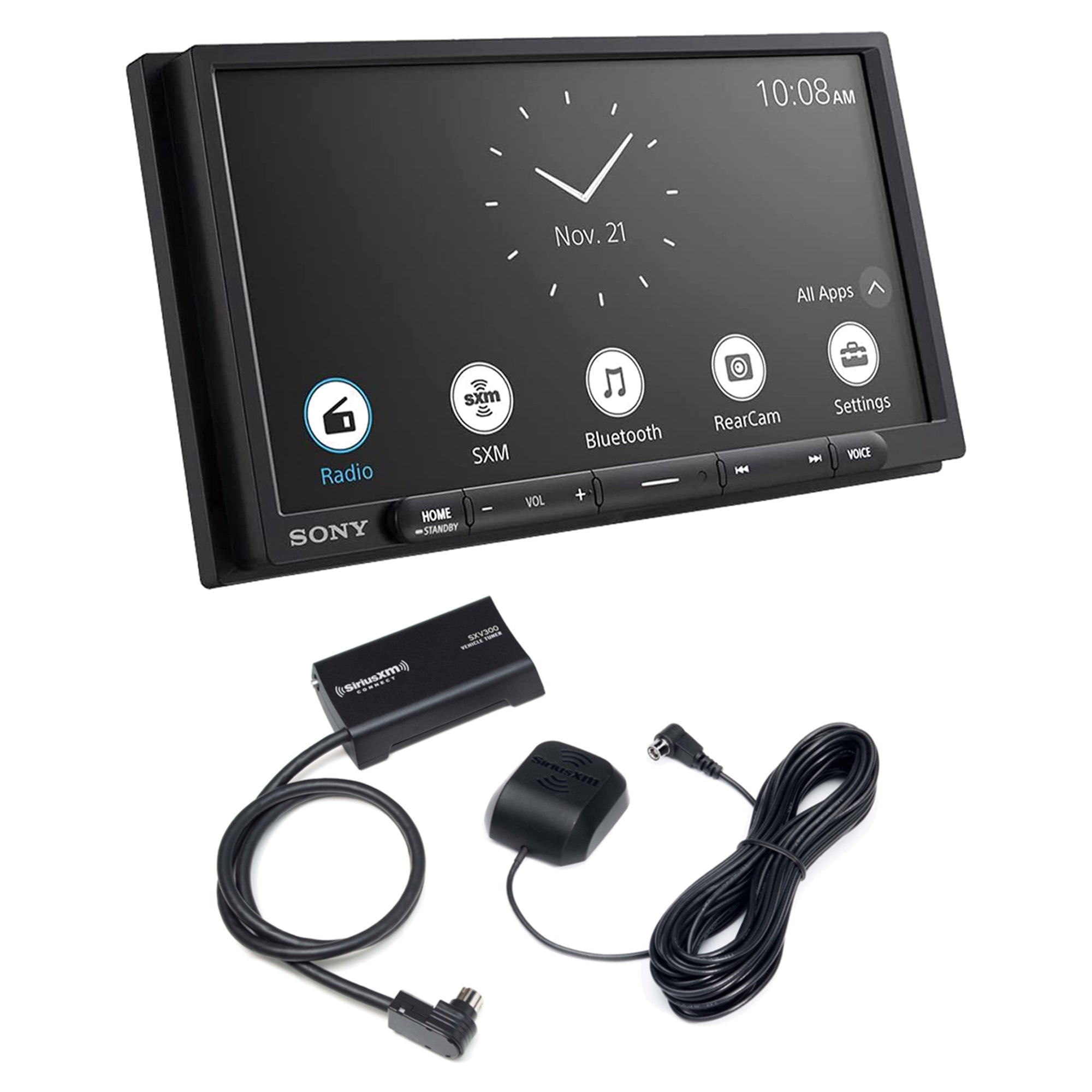 Sony XAVAX6000 CarPlay & Android Auto Media Receiver w/SiriusXM SXV300V1 Tuner - VMInnovations