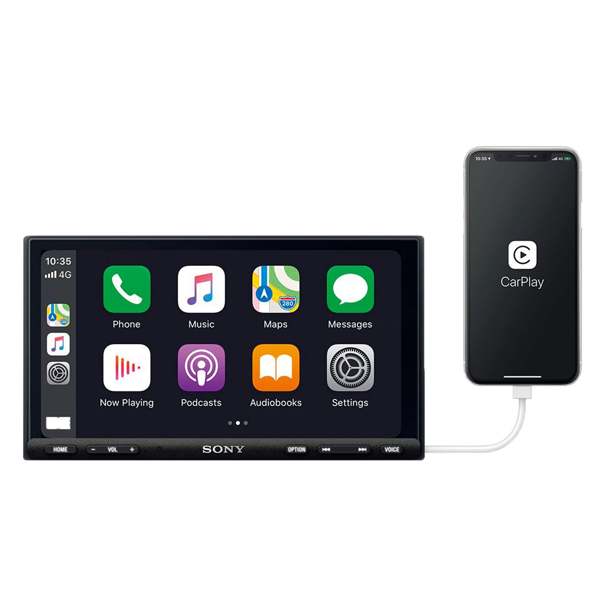 Sony XAVAX7000 CarPlay & Android Auto Media Receiver w/SiriusXM SXV300V1 Tuner