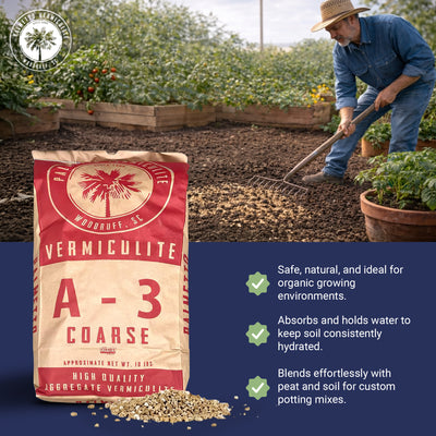 Palmetto 4 Cubic Foot Organic Grade 3 Coarse Vermiculite Planting Soil Additive