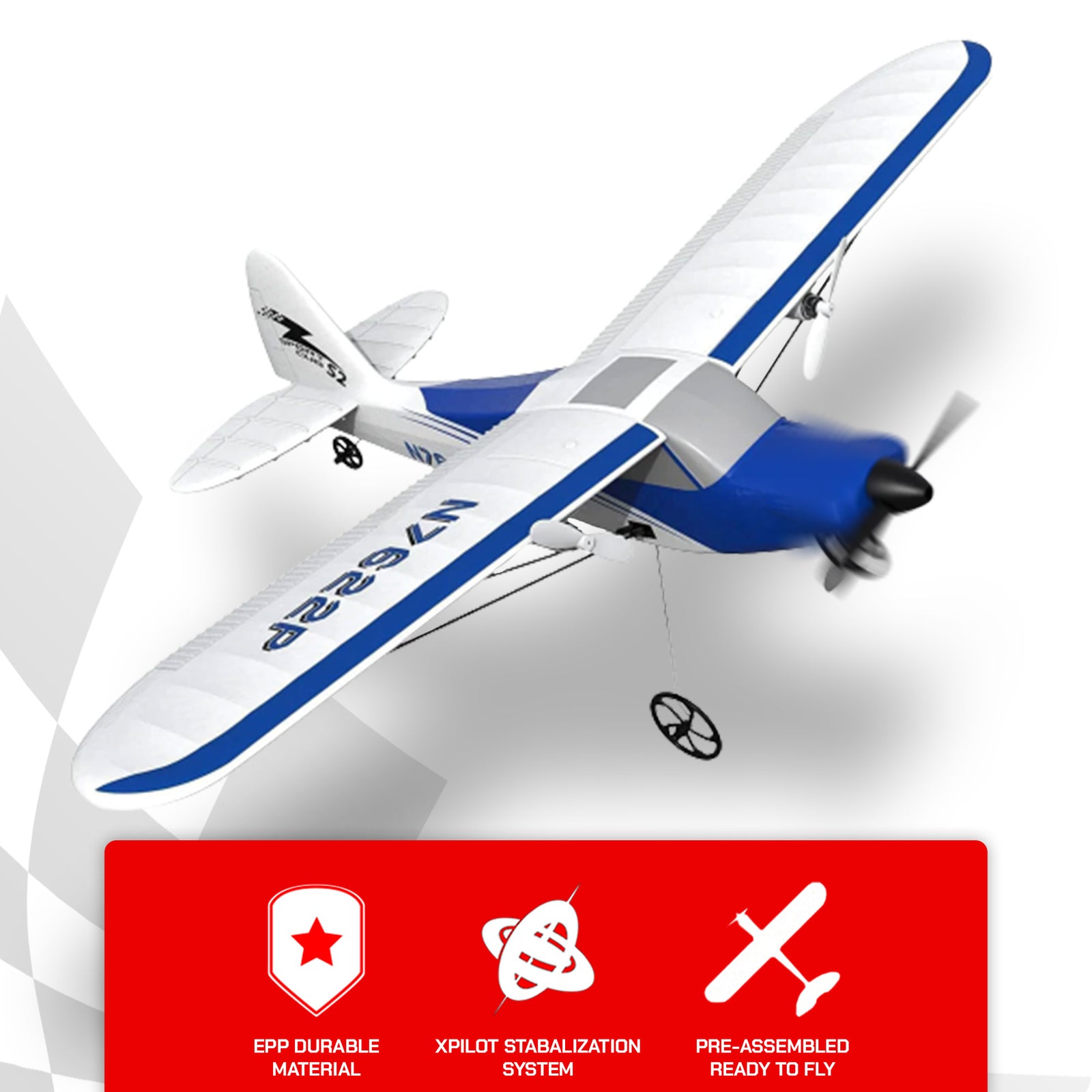 VOLANTEXRC Sport Remote Controlled Airplane w/Gyro Stabilization System (Used) - VMInnovations