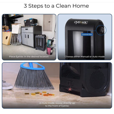 PRO Touchless Automatic Stationary Vacuum with Infrared Sensors, Silver (Used) - VMInnovations