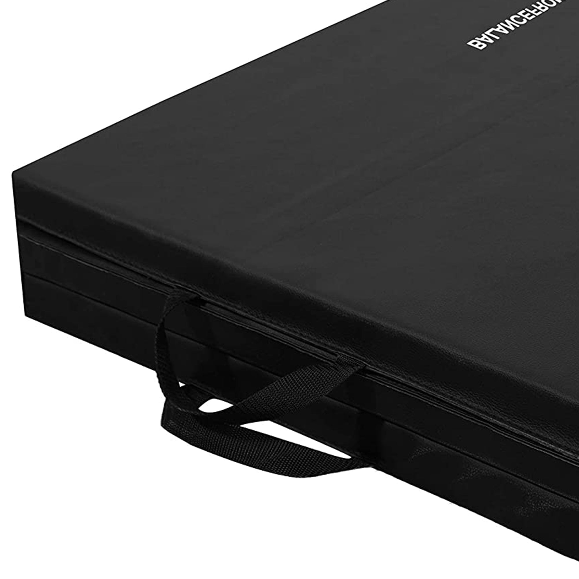 BalanceFrom Fitness GoGym 6'x2'x1.5" Folding 3 Panel Exercise Mat, Black (Used) - VMInnovations